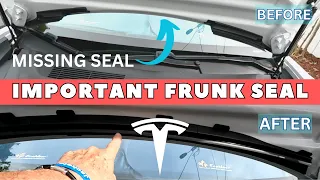 TESLA MODEL 3/Y Frunk Seal Install - You NEED THIS!