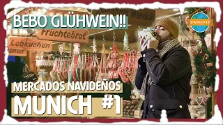 🎄 MERCADO NAVIDEÑO de Munich #1 ☕️ Glühwein! [QUE VER en Munich 2021]