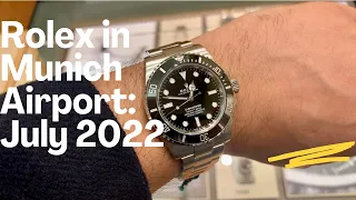 Shopping for ROLEX WATCH at Munich Airport (July 2022).. Steel Models? Daytona? Pepsi Available?