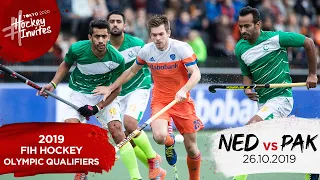 Replay: 2019 FIH Hockey Olympic Qualifier - Netherlands vs Pakistan, Game 1