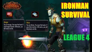 HUNGER AND THIRST SURVIVAL IN WOW? Ascension League 4 Ironman Survival Challenge