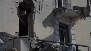 Луганск после артилерийского обстрела  20.08.2014