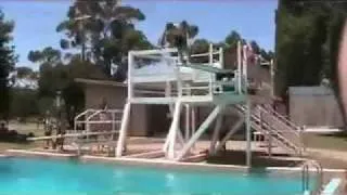 Diving Board Accident. Diving Board Fail