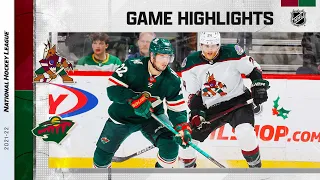 Coyotes @ Wild 11/30/21 | NHL Highlights