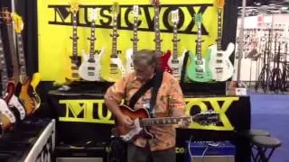 Musicvox Space Cadet 12 String Guitar at NAMM 2013