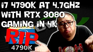 4790K OC 4.7GHz with RTX 3080 Benchmark Games at 4K. RIP!