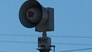 Federal Signal 2001-130 alert mode in downtown Henderson kentucky