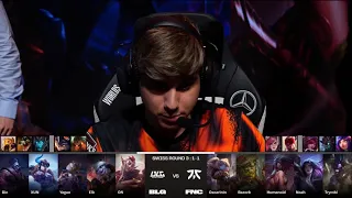 Highlights BLG vs. FNC - Worlds Swiss Stage Day 4