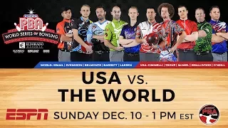 PBA USA vs. The World Airs Sunday, December 10 on ESPN