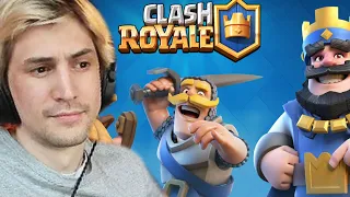 XQC FINALLY RETURNS TO CLASH ROYALE!