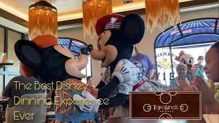 Best Disney Dining Experience Ever! Topolino’s Terrace at Disney’s Riviera Resort Full Experience