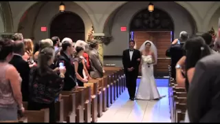 Amazing wedding processional with Donald K. Ross Bagpiping