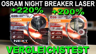 Osram Night Breaker Laser NEXT GEN +220% +200% TESTBERICHT Vergleich MOGELPACKUNG oder MEHR LICHT