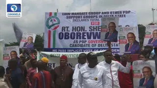 Protest Rocks PDP HQ Over Delta Governorship Candidacy