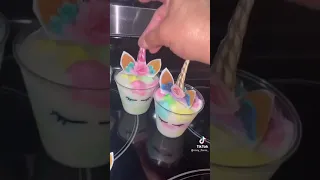 Gelatina de unicornio 🦄, ideal para mesa de postres