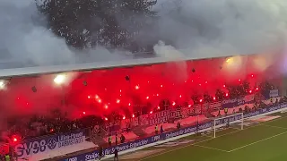 SV Darmstadt 98 - Eintracht Frankfurt (20.01.2024) - Partybeleuchtung