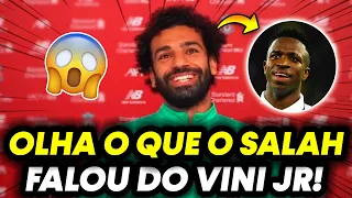 🚨BOMBA! OLHA O QUE O SALAH FALOU DO VINICIUS JR! PEGOU TODO MUNDO DE SURPRESA!