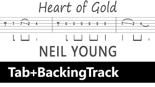 Neil Young - Heart of Gold / Guitar Tab+BackingTrack