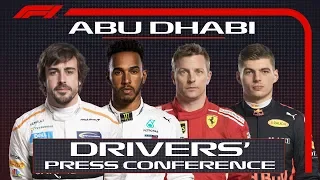 2018 Abu Dhabi Grand Prix: Press Conference Highlights