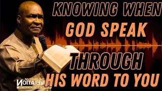 DISCERNING WHEN GOD SPEAK TO YOU THROUGH HIS WORD || APOSTLE JOSHUA SELMAN