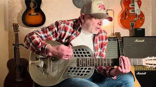 Cocaine Blues Eric Clapton J. J. Cale Slide Guitar Version on a National Tricone