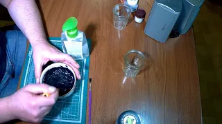 Подготовка акриловой краски для аэрографа. preparation of acrylic paint for airbrushing