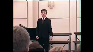 Пётр Скусниченко, 10 лет «Чёрные брови, карие очи» .Украинская народная  песня»  2003 год