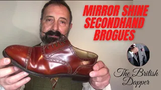 Mirror Shine Secondhand Brogues