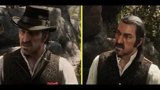 Red Dead Redemption 2 Trailer #3 vs Launch Trailer Graphics Comparison