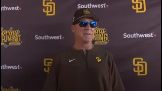 Padres manager Bob Melvin on Mike Shildt as 3B coach, CJ Abrams' role, the catching corps and more