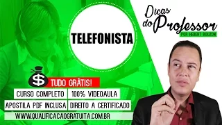 TELEFONISTA   DICAS DO PROFESSOR   COMO FALAR BEM AO TELEFONE  - HEBERT BOUZON