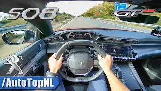 Peugeot 508 GT 2019 225HP AUTOBAHN POV TOP SPEED by AutoTopNL