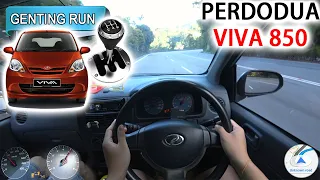 Perodua Viva 850 5MT | Malaysia #POV [Genting Run 冲上云霄] [CC Subtitle]