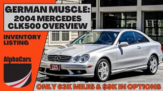 Timeless Elegance: 2004 Mercedes CLK500 Detailed Overview