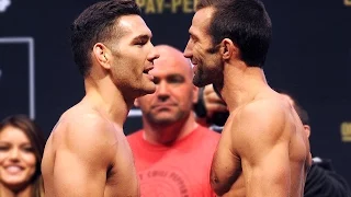 UFC 194: Chris Weidman vs Luke Rockhold weigh-in