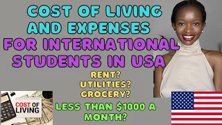 COST OF LIVING IN THE USA| FOR INTERNATIONAL STUDENT IN USA| WHAT ITS LIKE LIVING IN USA