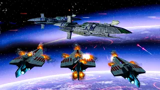 Star Wars: Empire At War Fall of the Republic - Massive Epic Space Battle! (Cinematic)