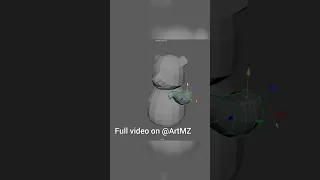 Panda Lowpoly 3d modeling. Autodesk Maya tutorial