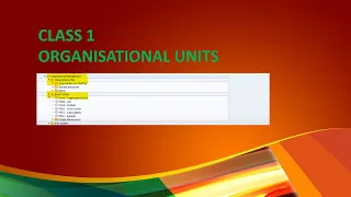 Creating Organizational Units in SAP HR - SAP HCM CLASS 1