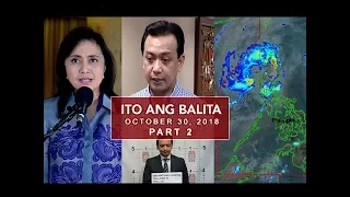 UNTV: Ito Ang Balita (October 30, 2018) PART 2