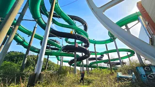 We Found An Abandoned Wet & Wild Alarmed Waterpark Left To Rot - Police Encounter - Abandoned Places