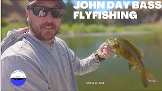 Small Mouth Bass Fly Fishing on the John Day River