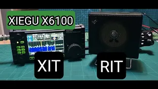 XIEGU X6100 ,RIT-XIT Adjustments