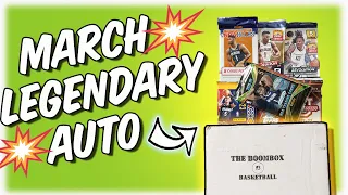 Legend Auto!!! March Basketball Budget Boombox with a Pack Swap. The Original Boombox for the WIN!!!