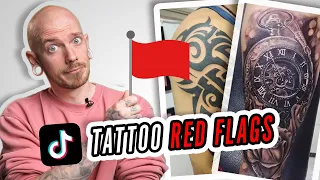 TIKTOK TATTOO RED FLAGS | Tattoo Critiques | Pony Lawson