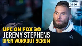 UFC on FOX 30: Jeremy Stephens Open Workout Scrum - MMA Fighting