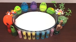 Mixing Random Things into Glossy Slime | Slimesmoothie | Satisfying Slime Videos #227