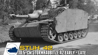 Rare WW2 StuH 42 - Sturmhaubitze 42 Early - Late footage