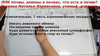 Агропосиделки у Пузенко- анионы почв. Куда девается азот и фосфор? Как лучше внести железо?