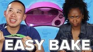 Adults Try Homemade Easy Bake Oven Recipes